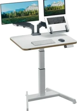 Skrivbord LEITZ Elektrisk Höj-Sänk Vit