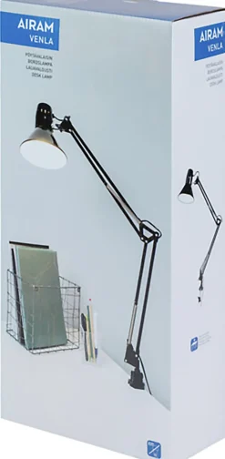 Skrivbordslampa Venla Svart