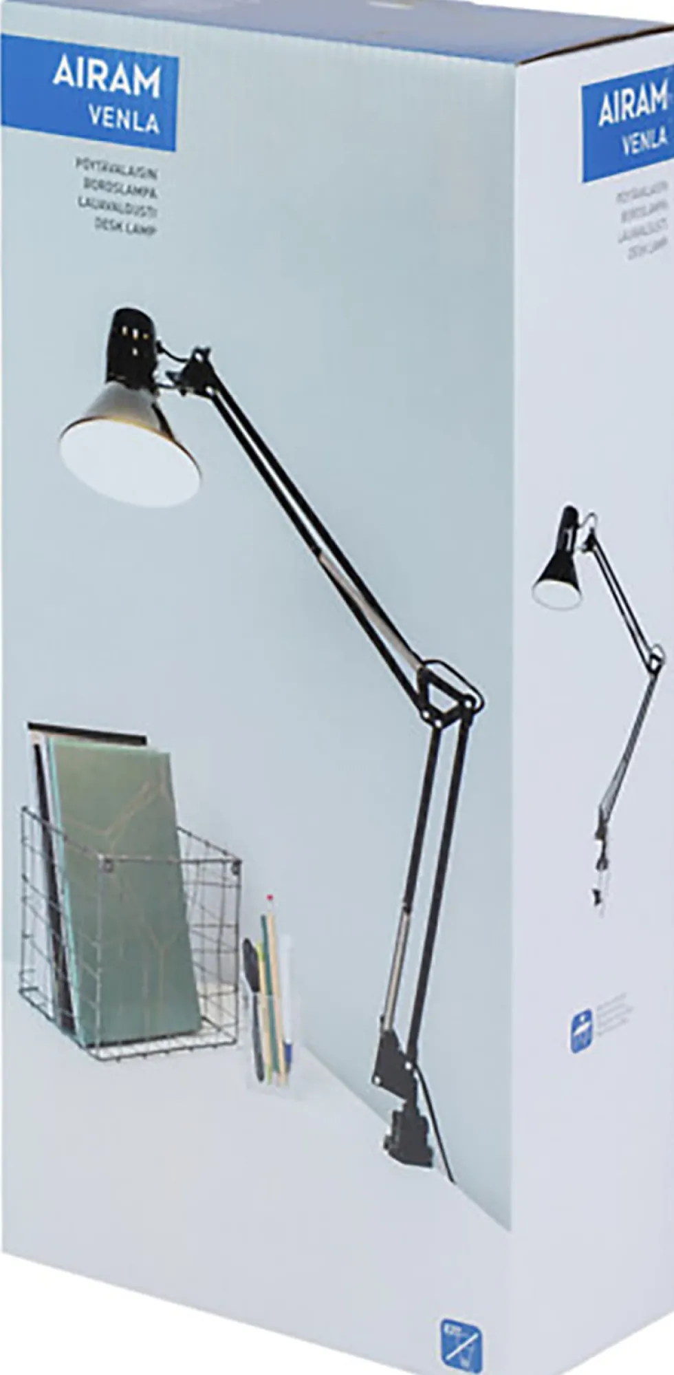 Skrivbordslampa Venla Svart