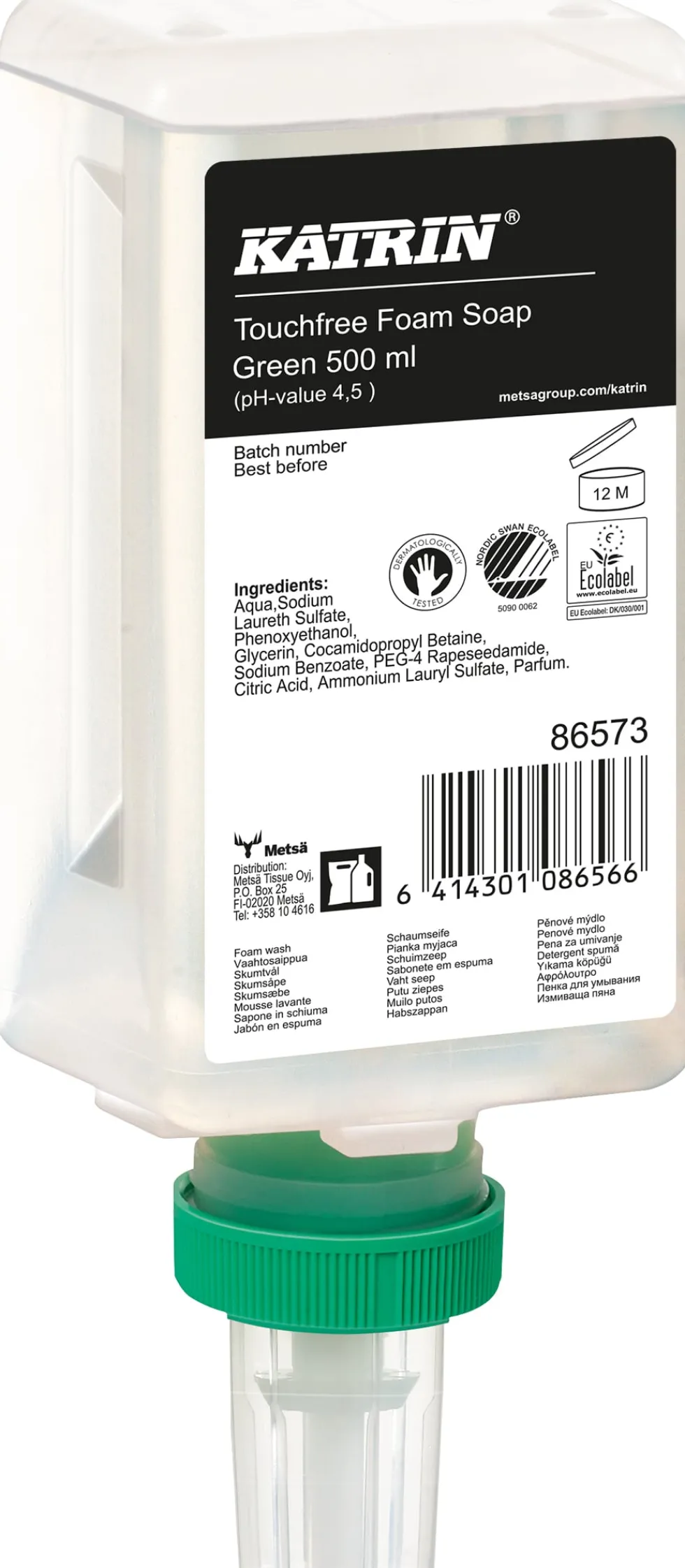 Skumtvål KATRIN Touchfree Fresh 500ml