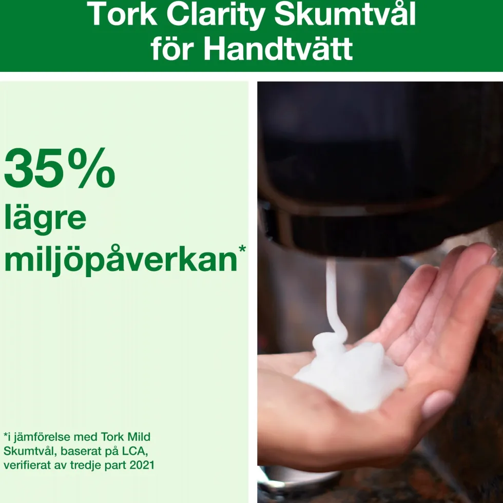 Skumtvål TORK S4 Clarity oparfymerad 1L