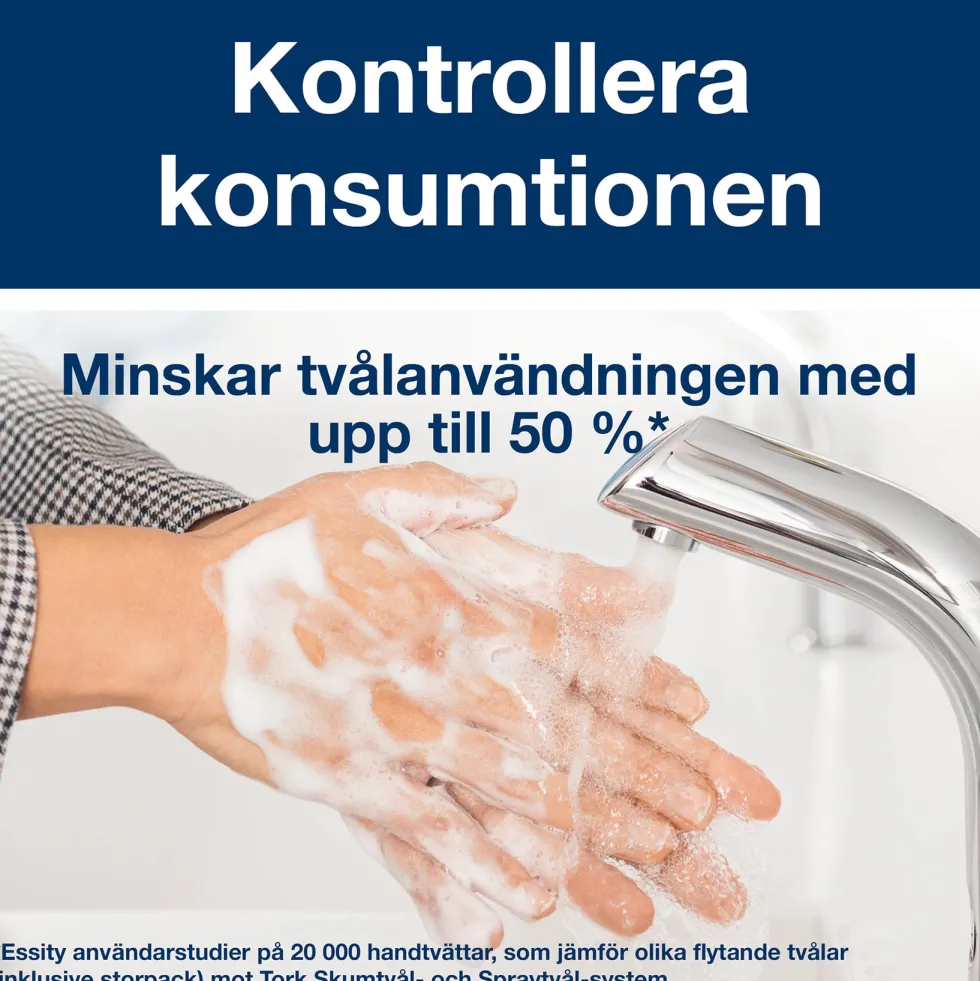 Skumtvål TORK S4 Clarity oparfymerad 1L