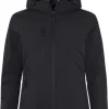 Softshelljacka CLIQUE dam svart 2XL