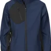 Softshelljacka dam Projob 2423 navy M