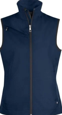 Softshellväst TEXSTAR WV79 dam marin M