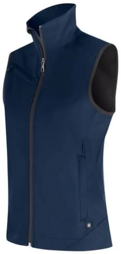 Softshellväst TEXSTAR WV79 dam marin XS