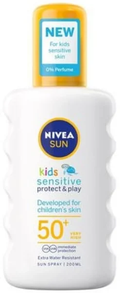 Solskydd NIVEA Kids Spray 50+ 200ml