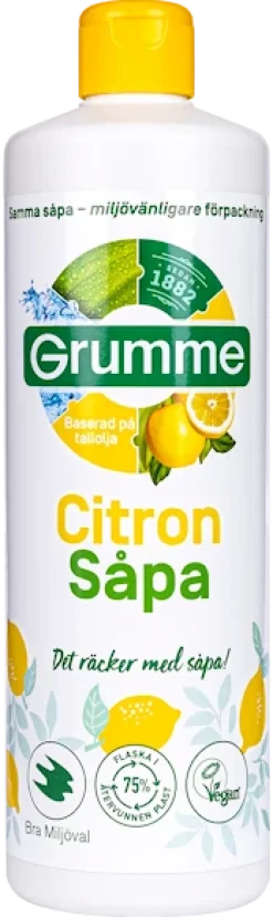 Såpa GRUMME Citron Gul Soft 750ml
