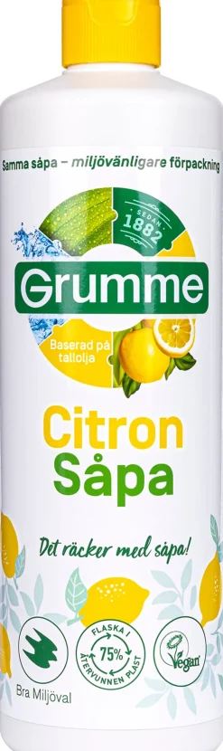 Såpa GRUMME Citron Gul Soft 750ml