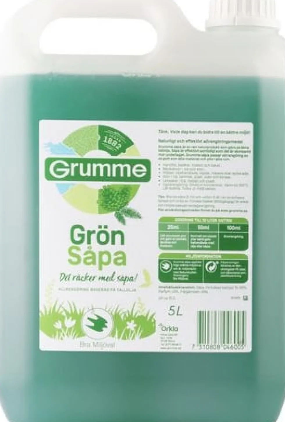 Såpa GRUMME Grönsåpa 5L
