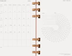 Spiral Planner 12M Large Almond 2026