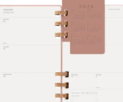 Spiral Planner 12M Large Almond 2026