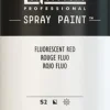 Sprayfärg Fluorescent 400ml Red