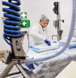 Sårvårdsautomat CEDERROTH Wound Care (blå)