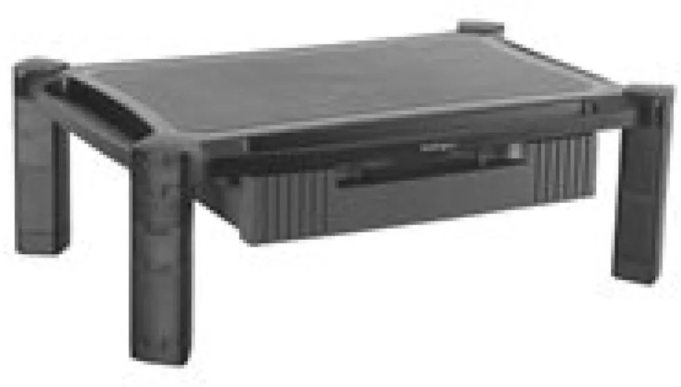 Startech Adjustable Monitor Riser - Large - Drawer - Monitors up