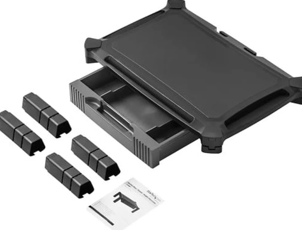 Startech Adjustable Monitor Riser - Large - Drawer - Monitors up