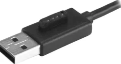 Startech Bärbar USB 2.0-hubb med 4 portar och inbyggd kabel