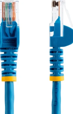 Startech Cat5e patchkabel med hakfria RJ45-kontakter - 5 m, blå