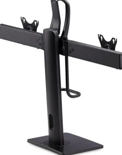 StarTech.com Crossbar Dual Monitor Desk Stand, Double 27inch