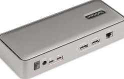 StarTech.com Dual-Laptop USB-C KVM Docking Station, Dual Monitor