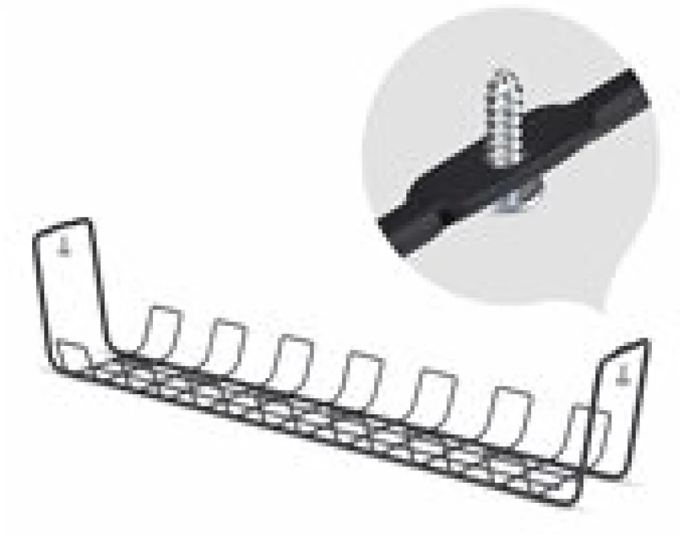 StarTech.com - Fack för kabelhantering - basket style, power bar
