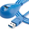 StarTech.com 5 ft Desktop SuperSpeed USB 3.0 Extension Cable - A