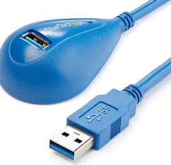 StarTech.com 5 ft Desktop SuperSpeed USB 3.0 Extension Cable - A