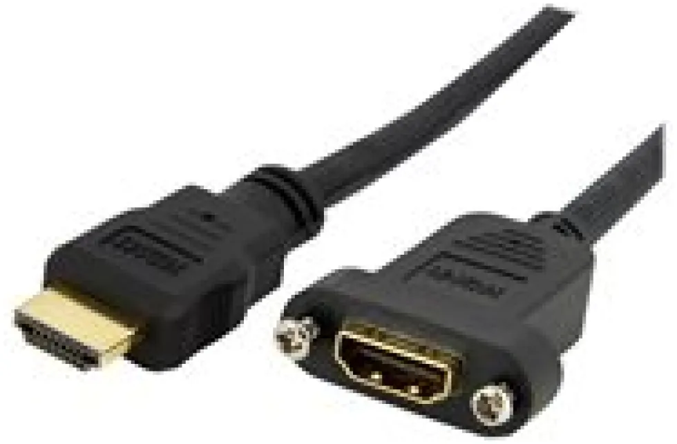 StarTech.com 3ft HDMI Female to Male Adapter, 4K High Speed