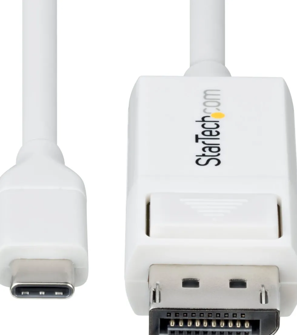 StarTech.com 6.6ft (2m) USB C to DisplayPort 1.2 Cable,