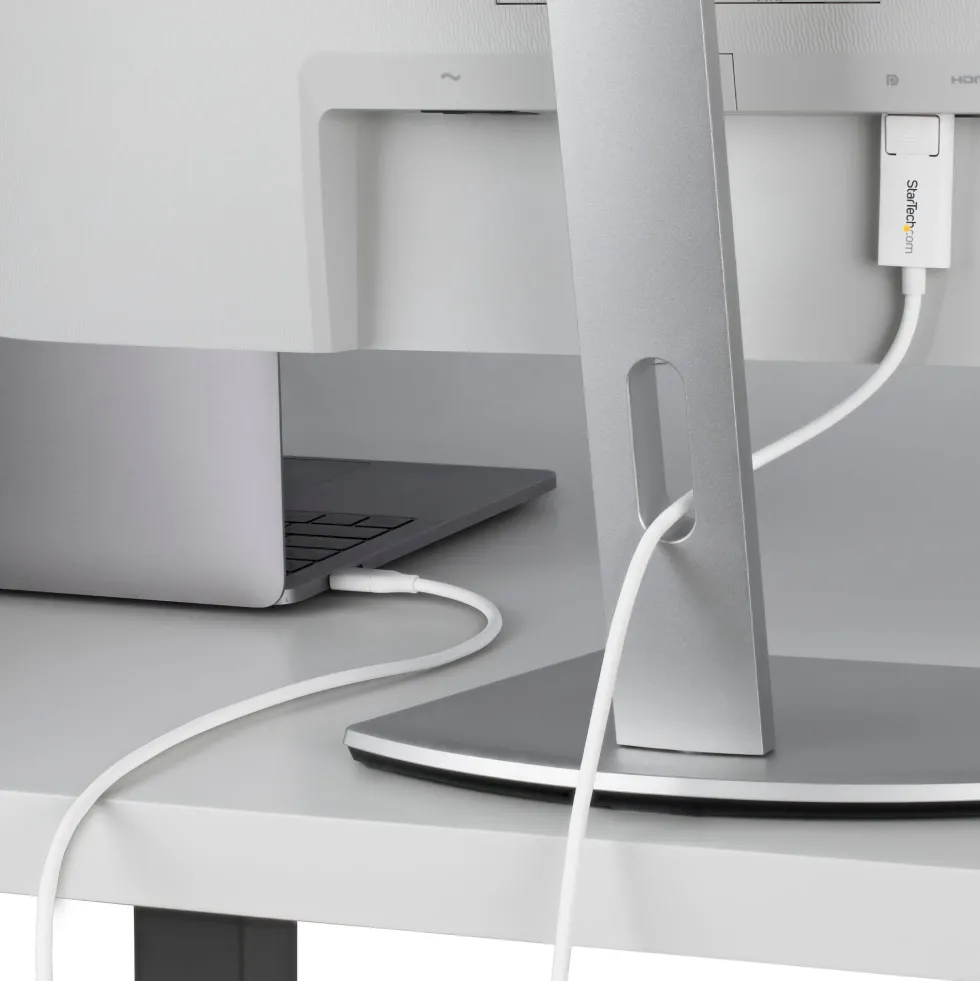 StarTech.com 6.6ft (2m) USB C to DisplayPort 1.2 Cable,