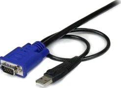 StarTech.com 10 ft Ultra Thin USB VGA 2-in-1 KVM Cable - VGA KVM