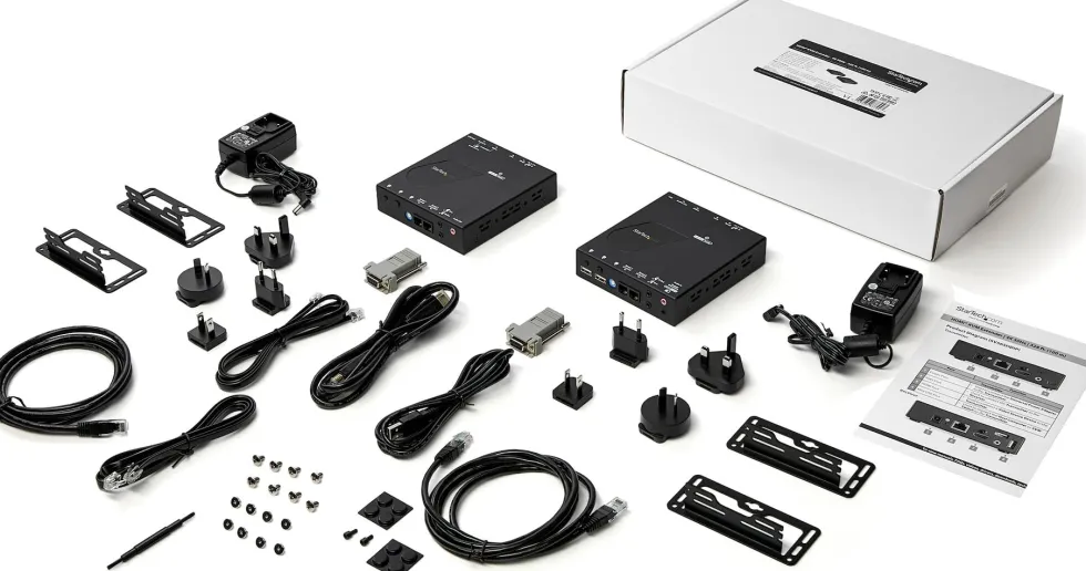 StarTech.com HDMI KVM-förlängare över LAN - 4K 30 Hz - Förlängd