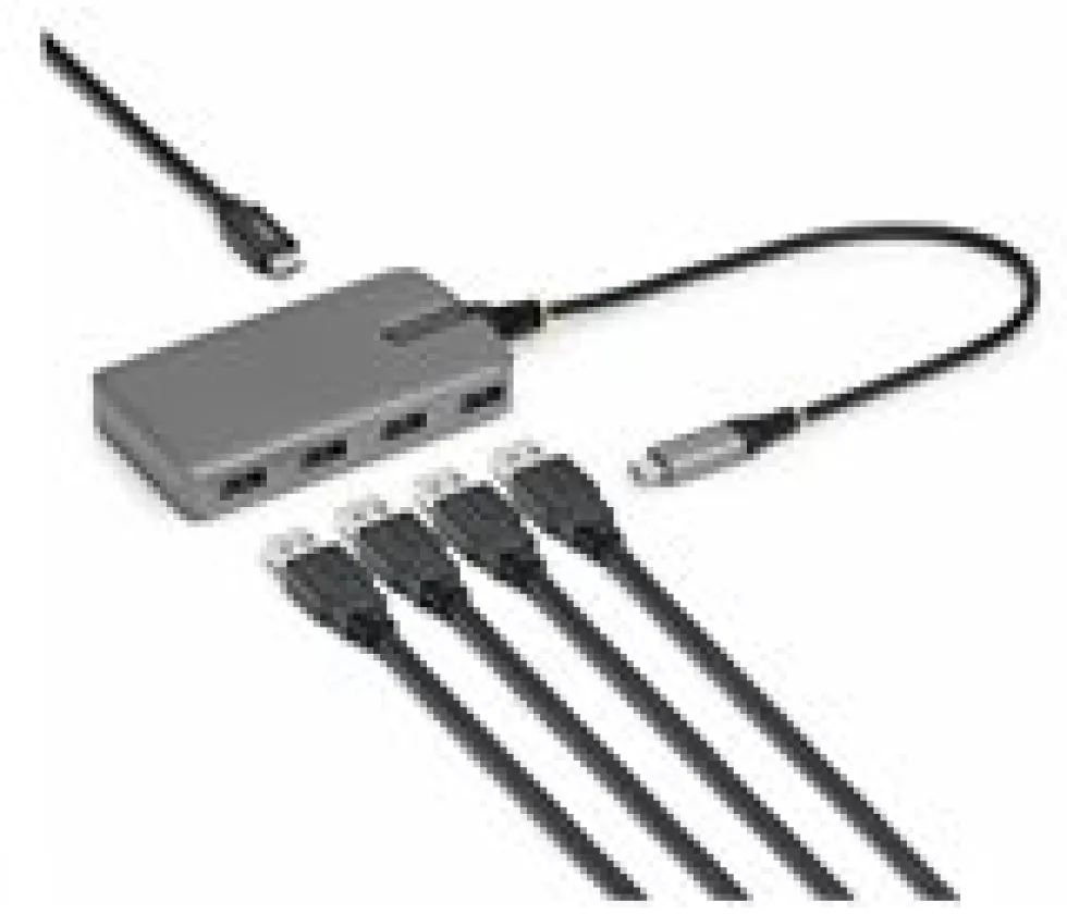 StarTech.com - Hubb - 4 x USB 3.2 Gen 1 + 1 x USB-C + 1 x USB-C