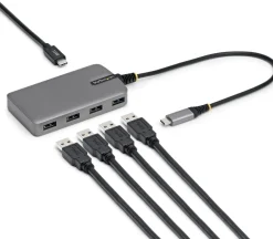 StarTech.com - Hubb - 4 x USB 3.2 Gen 1 + 1 x USB-C + 1 x USB-C