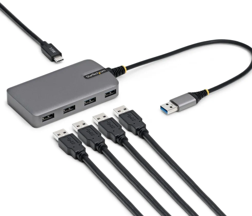 StarTech.com - Hubb - 4 x USB 3.2 Gen 1 + 1 x USB-C + 1 x USB-A