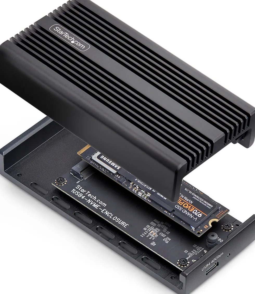StarTech.com - Kabinett för lagringsenheter - 1 fack (PCIe 4.0 x