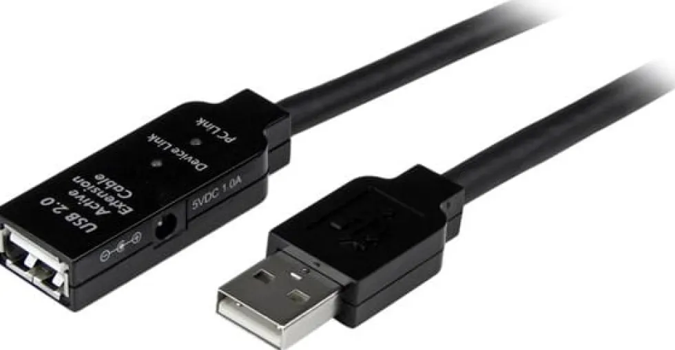 StarTech.com 25 m aktiv USB 2.0-förlängningskabel - M/F