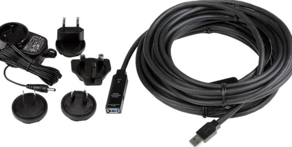 StarTech.com 10 m aktiv USB 3.0-förlängningskabel - M/F