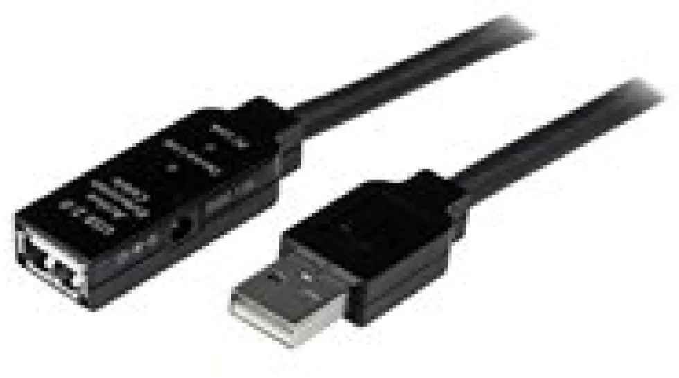 StarTech.com 20 m aktiv USB 2.0-förlängningskabel - M/F