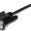 StarTech.com 1m Black Straight Through DB9 RS232 Serial Cable