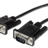 StarTech.com 2m Black Straight Through DB9 RS232 Serial Cable
