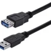 StarTech.com 1m Black SuperSpeed USB 3.0 Extension Cable A to A