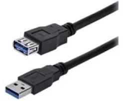 StarTech.com 1m Black SuperSpeed USB 3.0 Extension Cable A to A