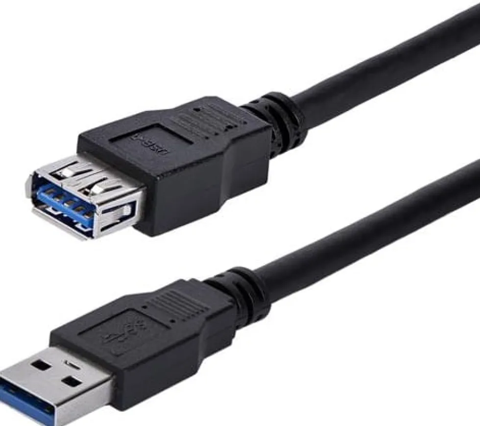 StarTech.com 1m Black SuperSpeed USB 3.0 Extension Cable A to A