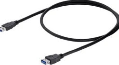 StarTech.com 1m Black SuperSpeed USB 3.0 Extension Cable A to A