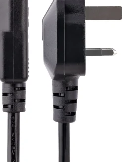 StarTech.com 3 m brittisk nätsladd för datorer, 18AWG, BS 1363