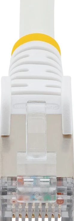 StarTech.com 2m CAT6a Ethernet Cable - White - Low Smoke Zero