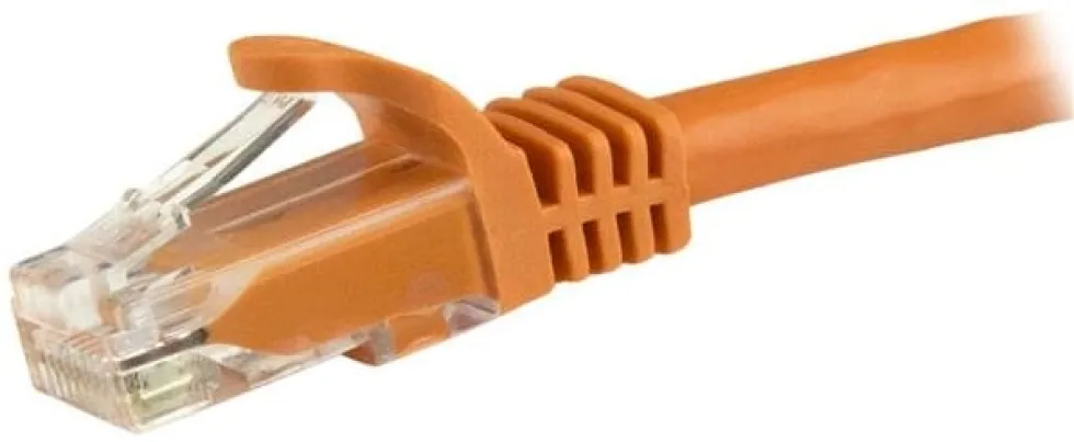 StarTech.com 1m CAT6 Ethernet Cable, 10 Gigabit Snagless RJ45