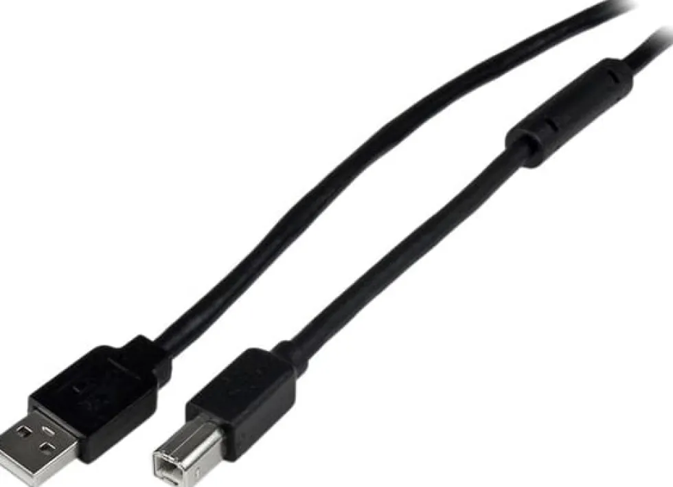 StarTech.com 20m / 65 ft Active USB 2.0 A to B Cable - Long 20 m