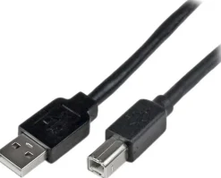 StarTech.com 20m / 65 ft Active USB 2.0 A to B Cable - Long 20 m